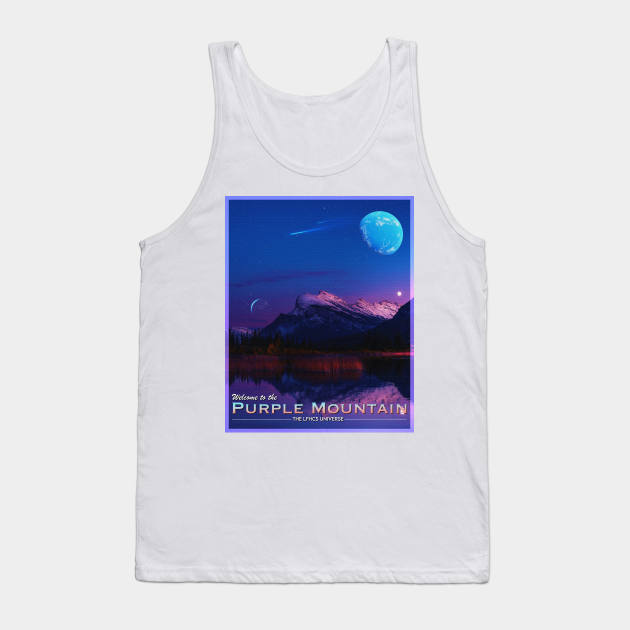 POSTCARD: PURPLE MOUNTAIN. Tank Top by LFHCS